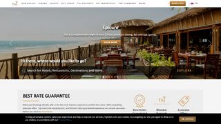 
                            5. Luxury Hotels & Resorts in India & the World | Taj Hotels