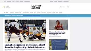 
                            1. Luzerner Zeitung | Aktuelle Nachrichten
