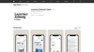 
                            5. ‎Luzerner Zeitung E-Paper im App Store