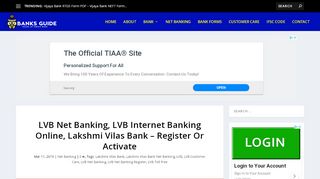 
                            7. LVB Net Banking, LVB internet Banking Online, …