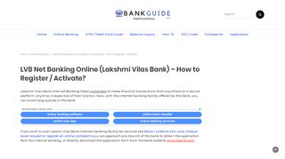 
                            7. LVB Net Banking Online (Lakshmi Vilas Bank) - How to ...
