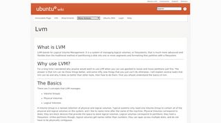 
                            3. Lvm - Ubuntu Wiki
