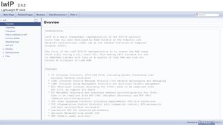 
                            3. lwIP: Overview