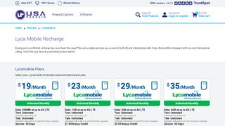 
                            5. Lyca Mobile recharge online | Unlimited plans | USA Prepaid