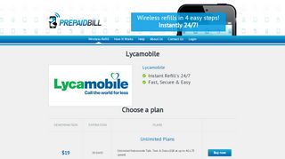 
                            7. Lycamobile | Prepaid Bill Inc.