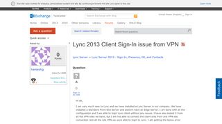 
                            7. Lync 2013 Client Sign-In issue from VPN