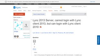 
                            8. Lync 2013 Server, cannot login with Lync client …