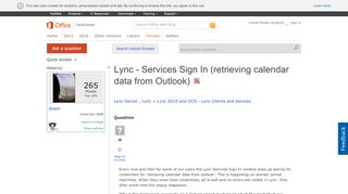 
                            6. Lync - Services Sign In (retrieving calendar data from ...