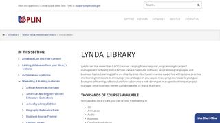 
                            4. Lynda Library | OPLIN