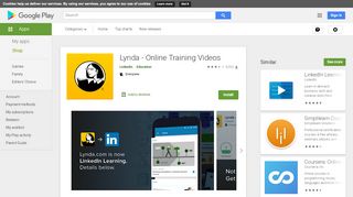 
                            7. Lynda - Online Training Videos - Apps on Google Play