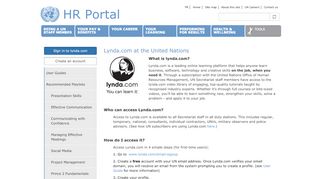 
                            7. Lynda.com | HR Portal