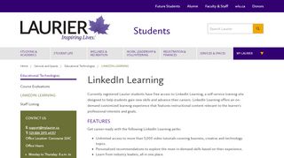 
                            8. Lynda.com | Students - Wilfrid Laurier University