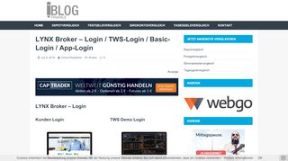 
                            3. LYNX Broker - Login / TWS-Login / Basic-Login / App …