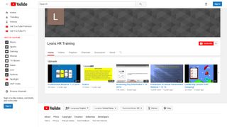 
                            3. Lyons HR Training - YouTube