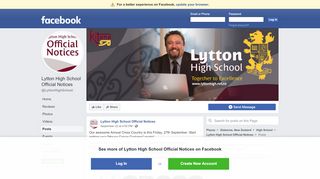 
                            4. Lytton High School Official Notices - Posts | Facebook