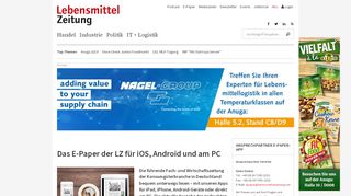 
                            4. LZ E-Paper - lebensmittelzeitung.net