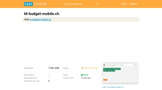 
                            7. M-budget-mobile.ch: familyPLUS - Easy Counter