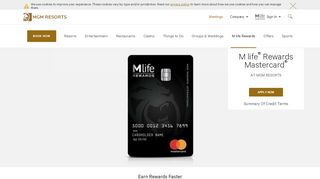 
                            4. M life Rewards MasterCard - MGM Resorts