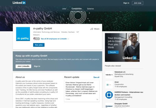
                            2. m-pathy GmbH | LinkedIn
