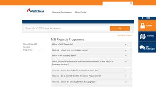 
                            6. M2I Rewards Programme - ICICI Bank