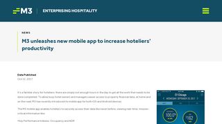 
                            4. M3 mobile app - M3 Hotel Accounting