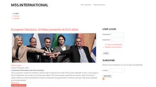 
                            2. m5s.international | Official statements from the Five Stars ...