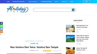 
                            7. Maa Vaishno Devi Yatra: Vaishno Devi Temple - Holidayrider