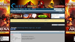 
                            5. Mabinogi Beta sign-up , is up!! - OnRPG & MMOHuts Free ...