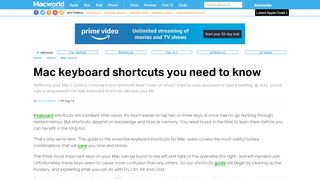 
                            8. Mac keyboard shortcuts you need to know - Macworld UK