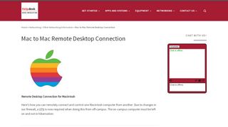 
                            4. Mac to Mac Remote Desktop Connection | Information Services ~ Self ...