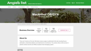 
                            8. MacArthur OB/GYN Reviews - Irving, TX | Angie's List