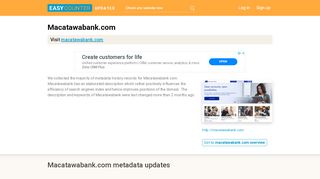 
                            6. Macatawabank (Macatawabank.com) - Personal Banking ...
