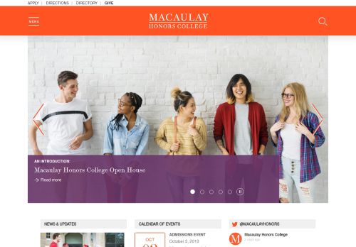 
                            3. Macaulay Honors College