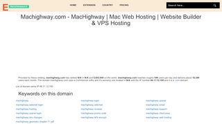 
                            5. Machighway.com - MacHighway | Mac Web Hosting …