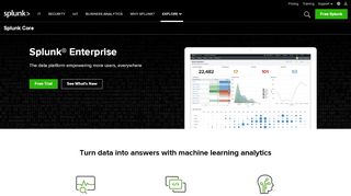 
                            1. Machine Data Management & Analytics | Splunk Enterprise