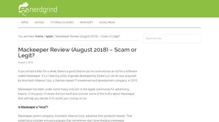 
                            5. Mackeeper Review (August 2018) - Is It a Scam? | …