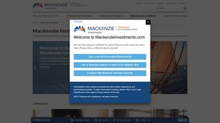 
                            1. Mackenzie Institute | Mackenzie Investments