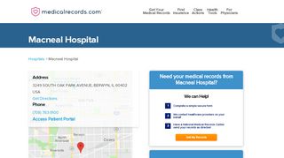
                            9. Macneal Hospital | MedicalRecords.com