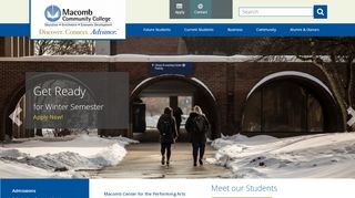 
                            1. Macomb Community College - Discover. Connect. Advance.