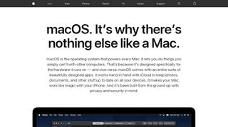 
                            7. macOS - What is macOS - Apple