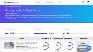 
                            8. Macquarie Bank Credit Card Reviews and Rates | CreditCard ...