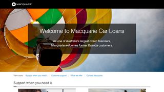 
                            9. Macquarie car loans - welcoming former Esanda customers