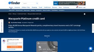 
                            10. Macquarie Platinum Card | finder.com.au