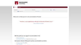 
                            3. Macquarie University Accommodation Portal - Welcome to ...