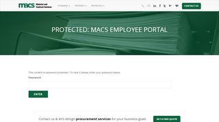 
                            9. MACS Employee Portal – Macs