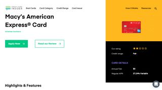 
                            8. Macy's American Express Card - Info & Reviews - Card Insider