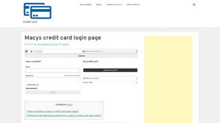 
                            6. Macys credit card login page - audreysedibles.com