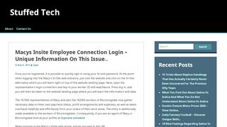 
                            6. Macys Insite Employee Connection Login – Unique ...