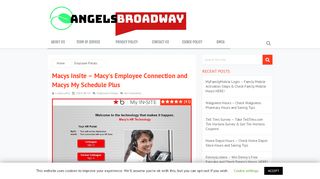 
                            3. Macys Insite – Macy’s Employee Connection And Macys My ...