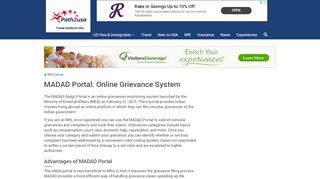 
                            9. MADAD Portal: Online Grievance System - Path2USA